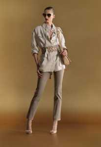 Gucci 2011 İlkbahar - Yaz Koleksiyonu - gucci dar kesim pantalon ve tunik modeli