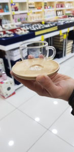 Bambu altlıklı brosilikat cam kahve fincanı takımı fiyatı satışı @sorella_ile 