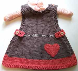 Kalpli bebek elbisesi modeli yapılışı (anlatımlı)