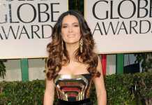 Golden Globes 2012 töreni - Salma Hayek