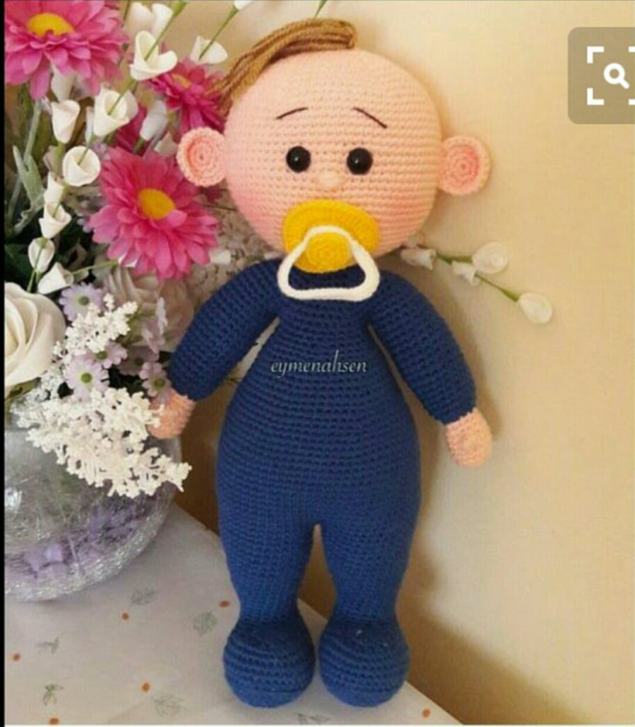 Amigurumi Örgü Emzikli Bebek Modeli Yapılışı ( Anlatımlı