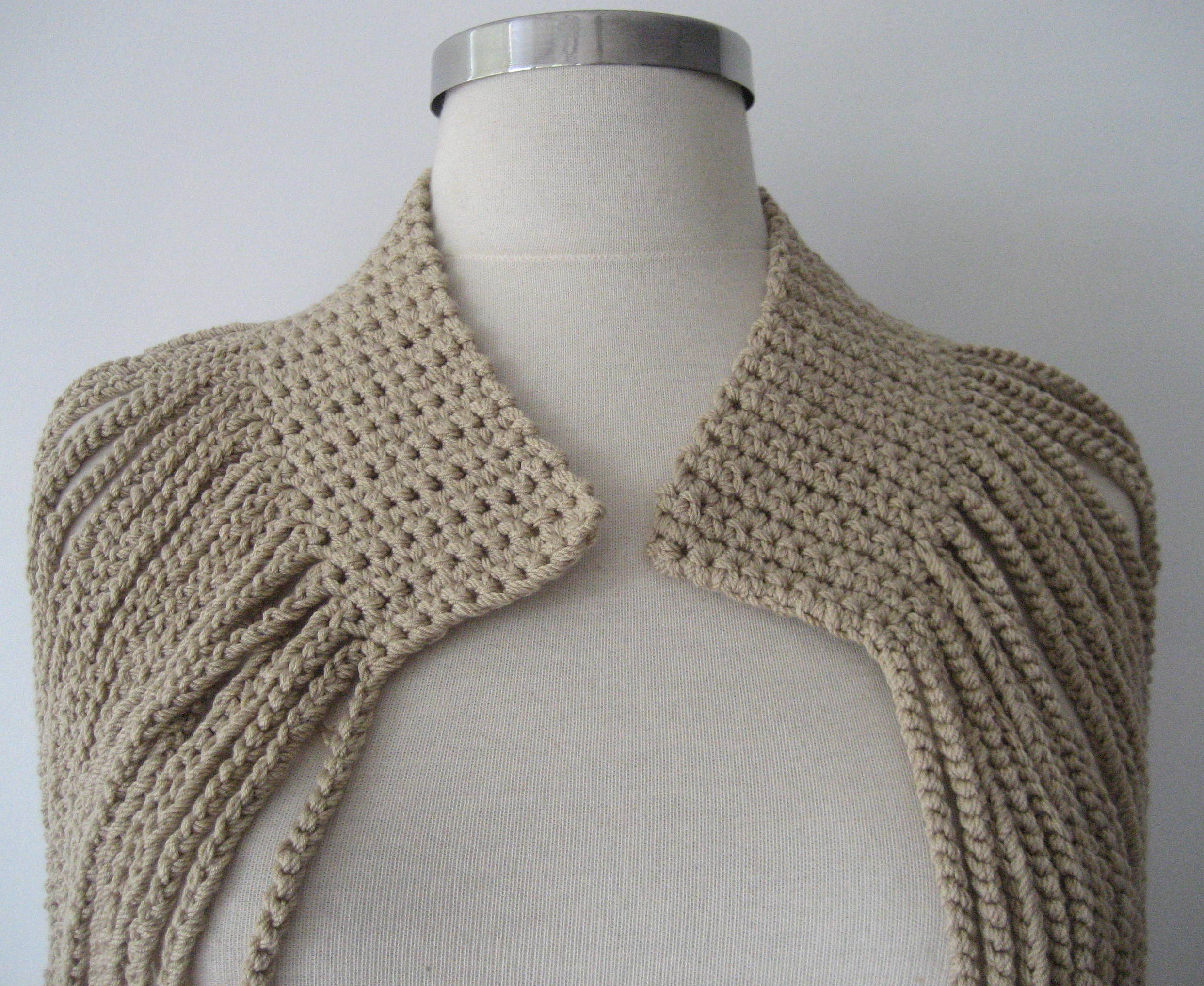 Kuş Kafesi Örgü Bayan Yeleği Modeli Yapılışı ( Anlatımlı