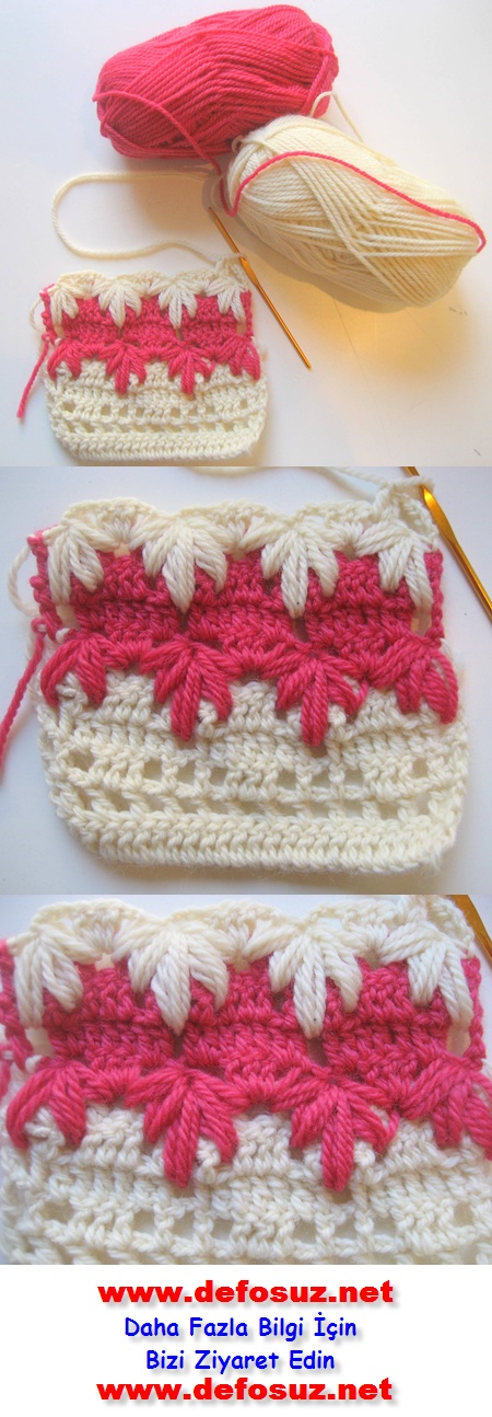 Derya Baykal örgü kaz ayağı atkısı (anlatımlı)