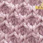 Bal peteği örgüsü(Petekli lastik örgüsü) resimli ve anlatımlı