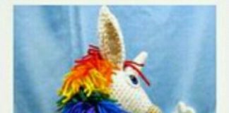 Amigurumi tek boynuzlu at yapılışı anlatımlı