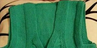Bolero tarzı örgü bebek yeleği modeli yapılışı anlatımlı