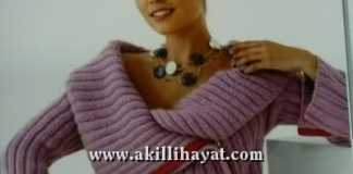 Tek parça modern bayan hırkası modeli (anlatımlı)