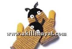 Arılı bebek eldiven modeli yapılışı (açıklamalı)