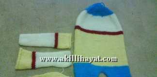 Şişle Örülmüş Caillou Bebek Yapılışı (açıklamalı)