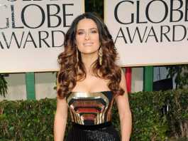 Golden Globes 2012 töreni - Salma Hayek