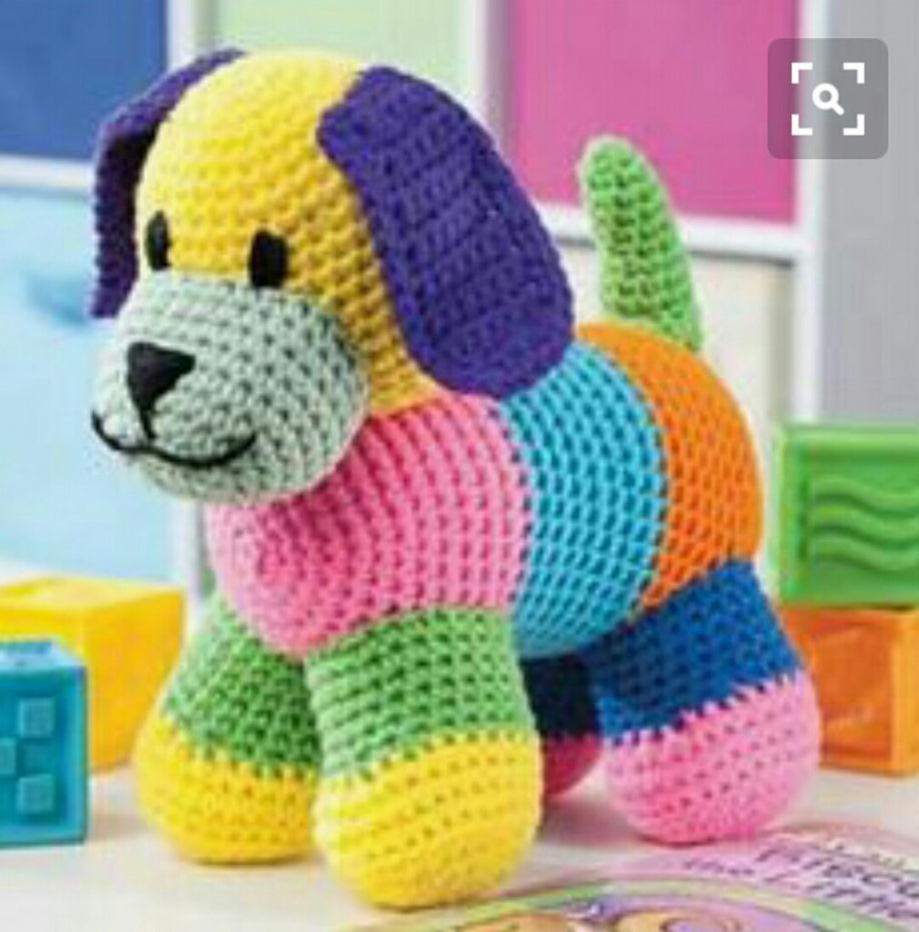 Amigurumi Örgü Rengarenk Oyuncak Köpek Modeli Yapılışı ( Anlatımlı