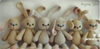 Amigurumi örgü uzun kulaklı tavşan modeli yapılışı anlatımlı