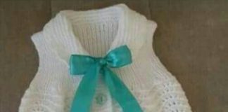 Ajurlu Örgü bebek yeleği modeli yapılışı anlatımlı