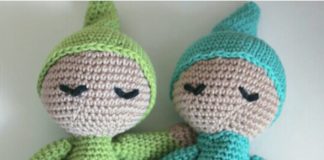 Amigurumi örgü uyku arkadaşı bebek yapılışı anlatımlı