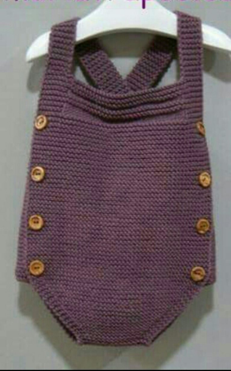 Yeni doğan bebekler için örgü tulum modeli yapılışı anlatımlı