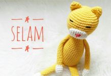 Amigurumi sarı kedicik modeli yapılışı anlatımlı