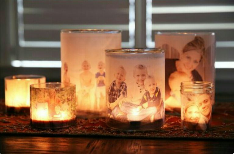 Cam kavanozlarla ışıklı resim çerçevesi yapılışı anlatımlı