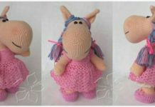 Amigurumi örgü oyuncak şişman at modeli yapılışı anlatımlı