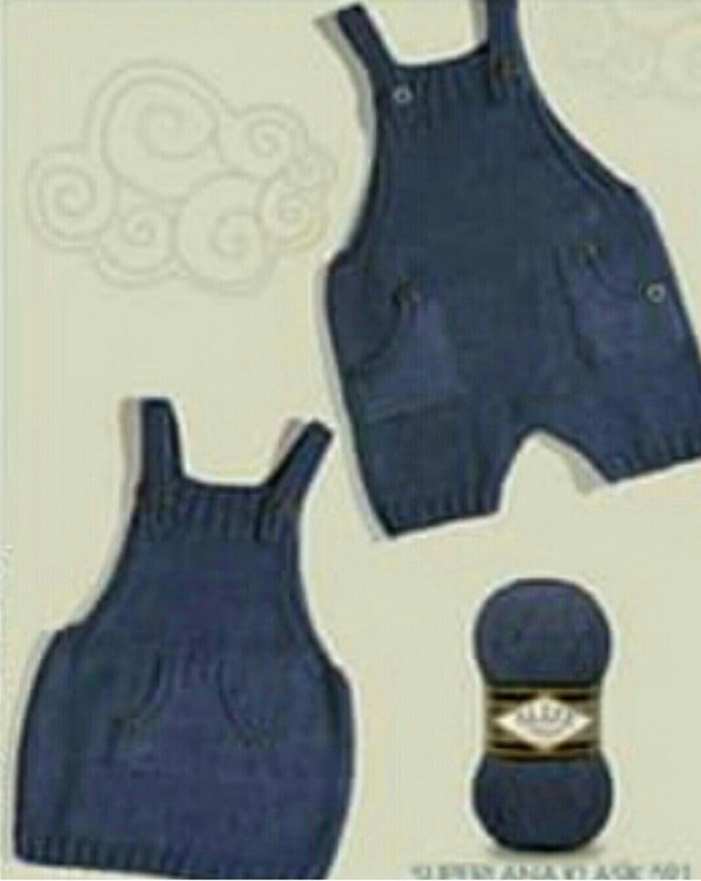 Bebekler için şortlu erkek tulumu modeli yapılışı anlatımlı