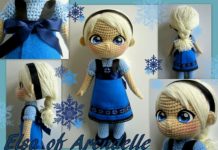 Amigurumi örgü Küçük elsa bebek yapılışı anlatımlı