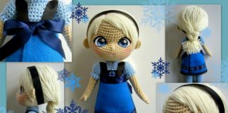 Amigurumi örgü Küçük elsa bebek yapılışı anlatımlı