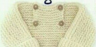 Cep yaka örgü bebek hırkası modeli yapılışı anlatımlı