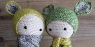 Amigurumi uzun vucutlu uzun kollu ayıcık modeli yapılışı anlatımlı