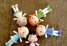 Amigurumi minyatür örgü bebek modelleri ve yapılışları anlatımlı
