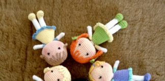 Amigurumi minyatür örgü bebek modelleri ve yapılışları anlatımlı