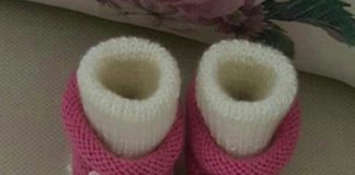 İki renki bağcıklı bot patik yapılışı anlatımlı