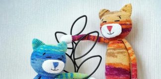 Amigurumi animeko örgü oyuncak kedi modeli yapılışı anlatımlı