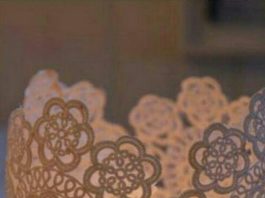 Sende yap -dantel ile mumluk yapılışı anlatımlı