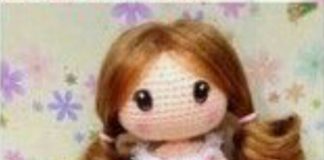Amigurumi örgü oyuncak uzun saçlı kız bebek modeli yapılışı anlatımlı