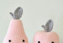Amigurumi örgü oyuncak elma ve armut yapılışı anlatımlı