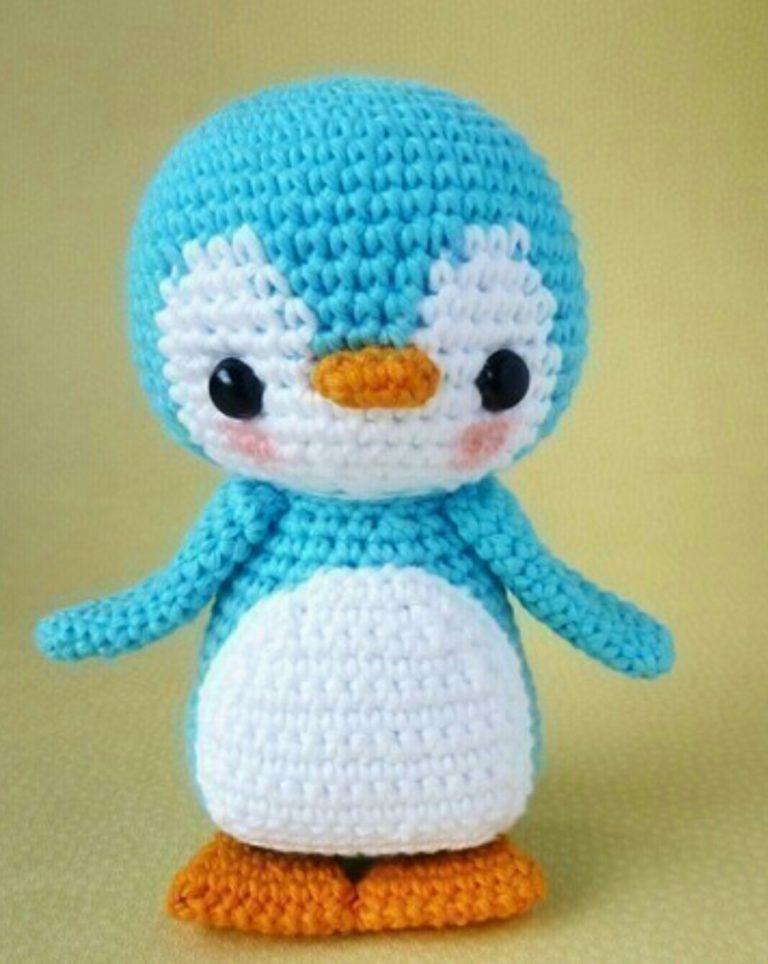 Amigurumi örgü minyatür penguen modeli yapılışı anlatımlı