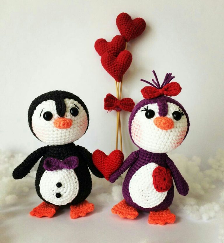 Amigurumi örgü oyuncak büyük boy penguen modelleri yapılışı anlatımlı