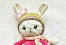 Amigurumi örgü oyuncak şapkalı minik tavşancık modelinin yapılışı anlatımlı