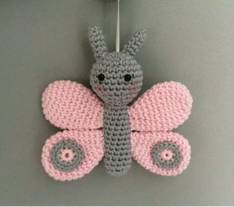 Amiguumi örgü oyuncak kelebek modeli yapılışı ( Anlatımlı