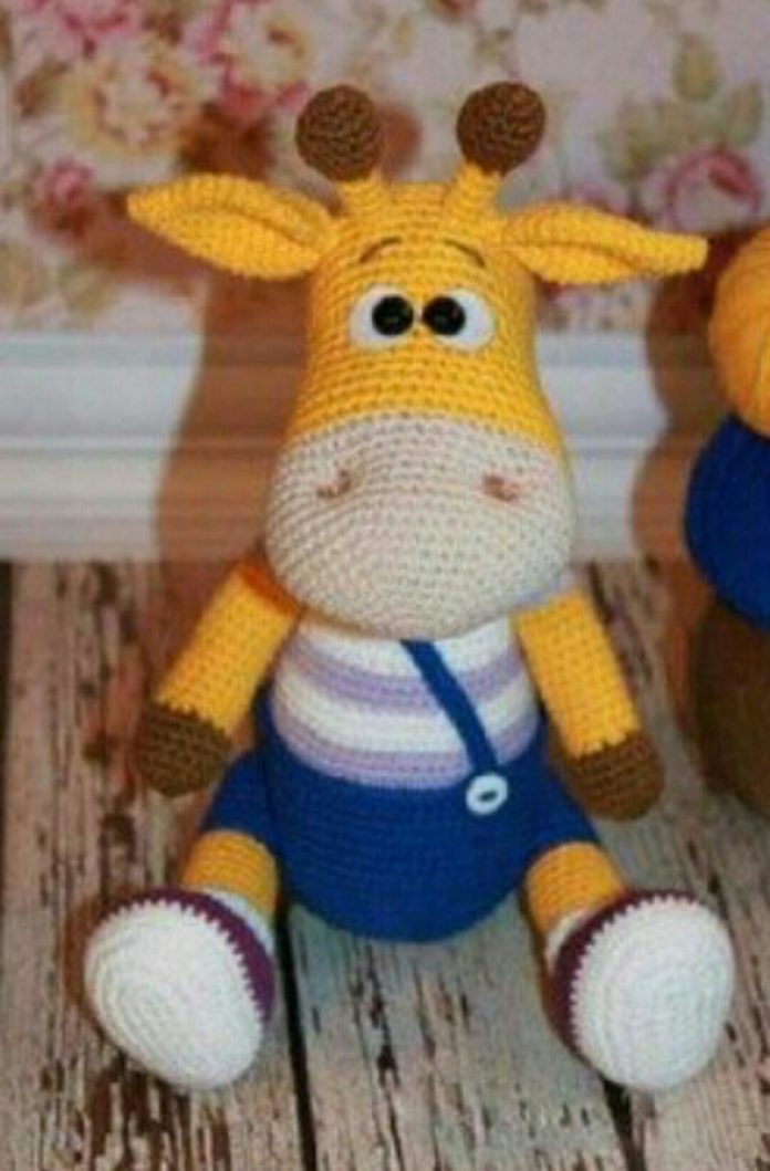 Screenshot_2017-05-25-00-43-38 Amigurumi örgü oyuncak mavi tulumlu sarı zürafa modeli tarifi anlatımlı