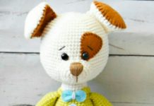 Amigurumi örgü oyuncak yamalk köpek tarifi