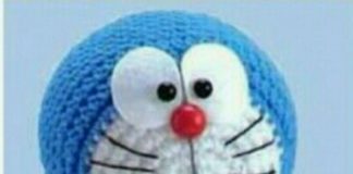 Amigurumi örgü oyuncak çizgi film karakteri kulaksız mavi kedicik tarifi anlatımlı
