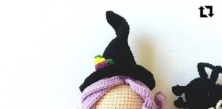 Amigurumi örgü oyuncak cadı modelleri tarifi anlatımlı