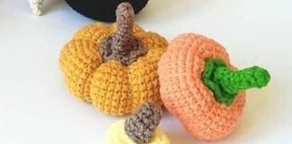 Amigurumi oyuncak küçük boy balkabağı tarifi anlatımlı