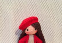 Amigurumi yurt dışı patternli amigurumi minik boy kız bebek modeli tarifi anlatımlı