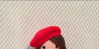 Amigurumi yurt dışı patternli amigurumi minik boy kız bebek modeli tarifi anlatımlı