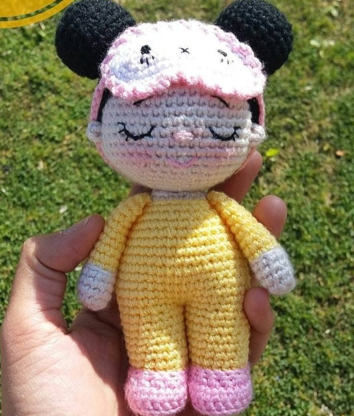 Amigurumi örgü uykucu kız modeli tarifi