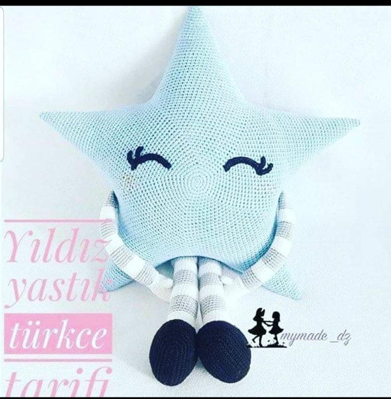 Amigurumi örgü bebek yatağı yastığı modeli tarifi anlatımlı