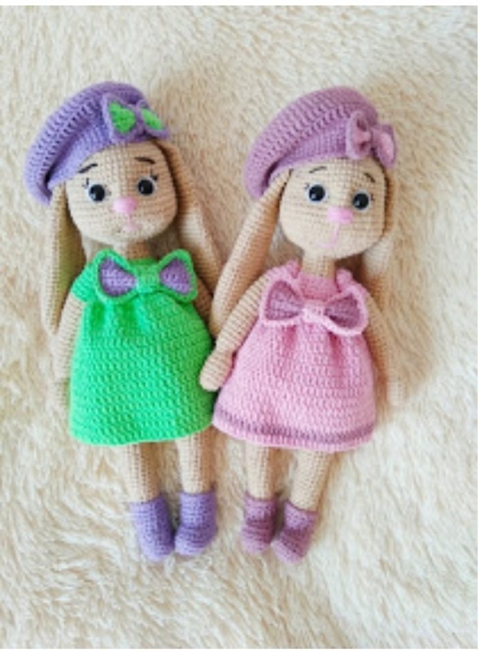 Amigurumi uzun kulaklı örgü tavşan modeli tarifi Amigurumi uzun kulaklı örgü tavşan modeli tarifi