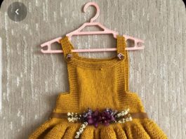 Kalpli Bebek Elbisesi Modeli Yapilisi Anlatimli Orgu Orgu Modelleri Orgu Ornekleri Derya Baykal Orguleri