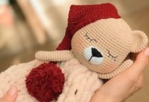 Amigurumi örgü oyuncak uykucu amour ayıcık modeli tarifi anlatımlı